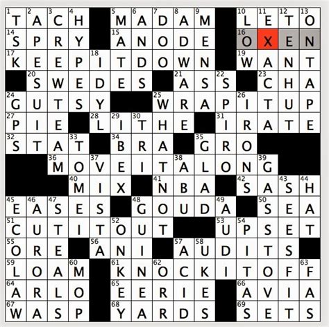 Search for crossword clues found in the Daily Celebrity, NY Times, Daily Mirror, Telegraph and major publications. . Bucolic bundle crossword